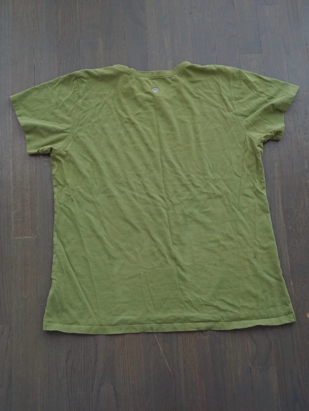 GAP Lime Green Graphic 'Love' Tee with Pink Accent - Picture 3 of 4